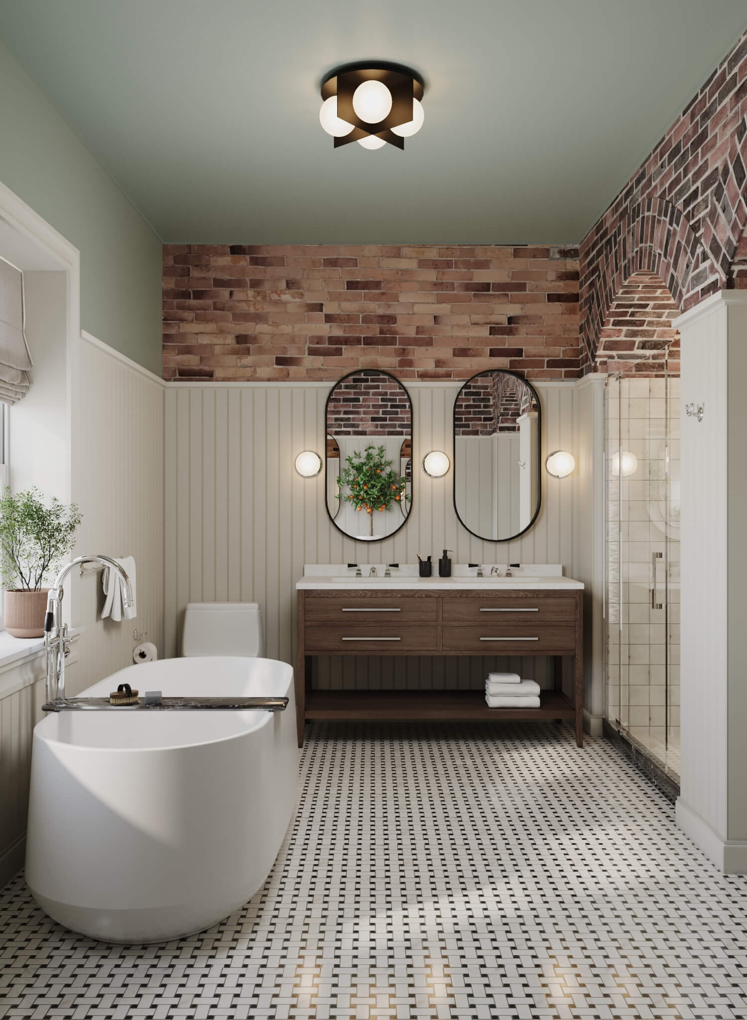 Bathroom at The Norumbega