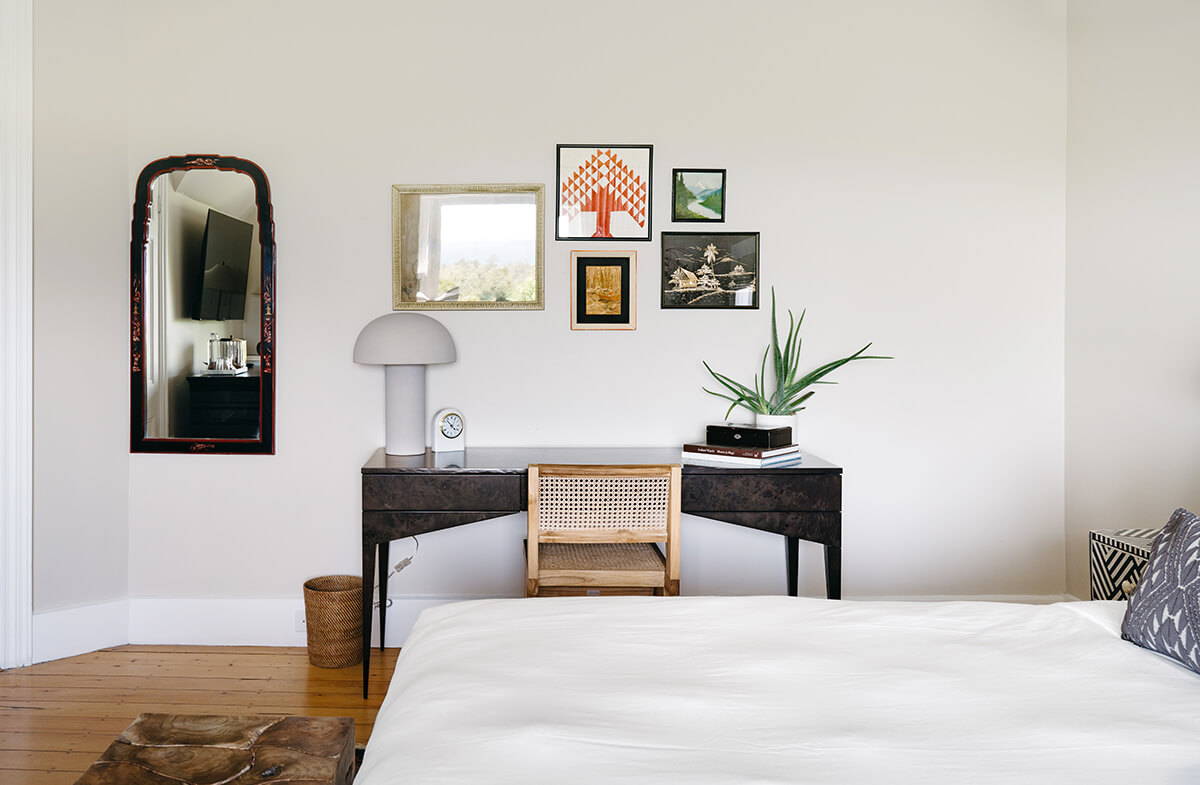 Artwork in Balmoral guest room