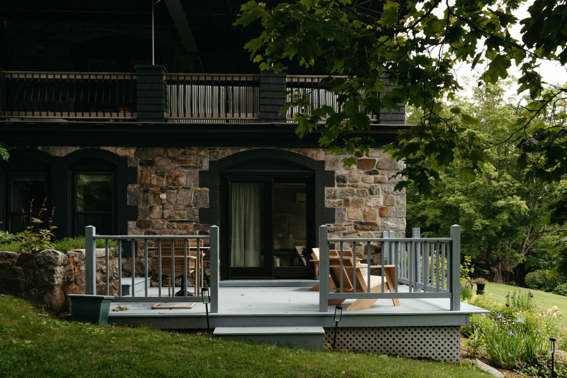 The deck of Arundel guest room