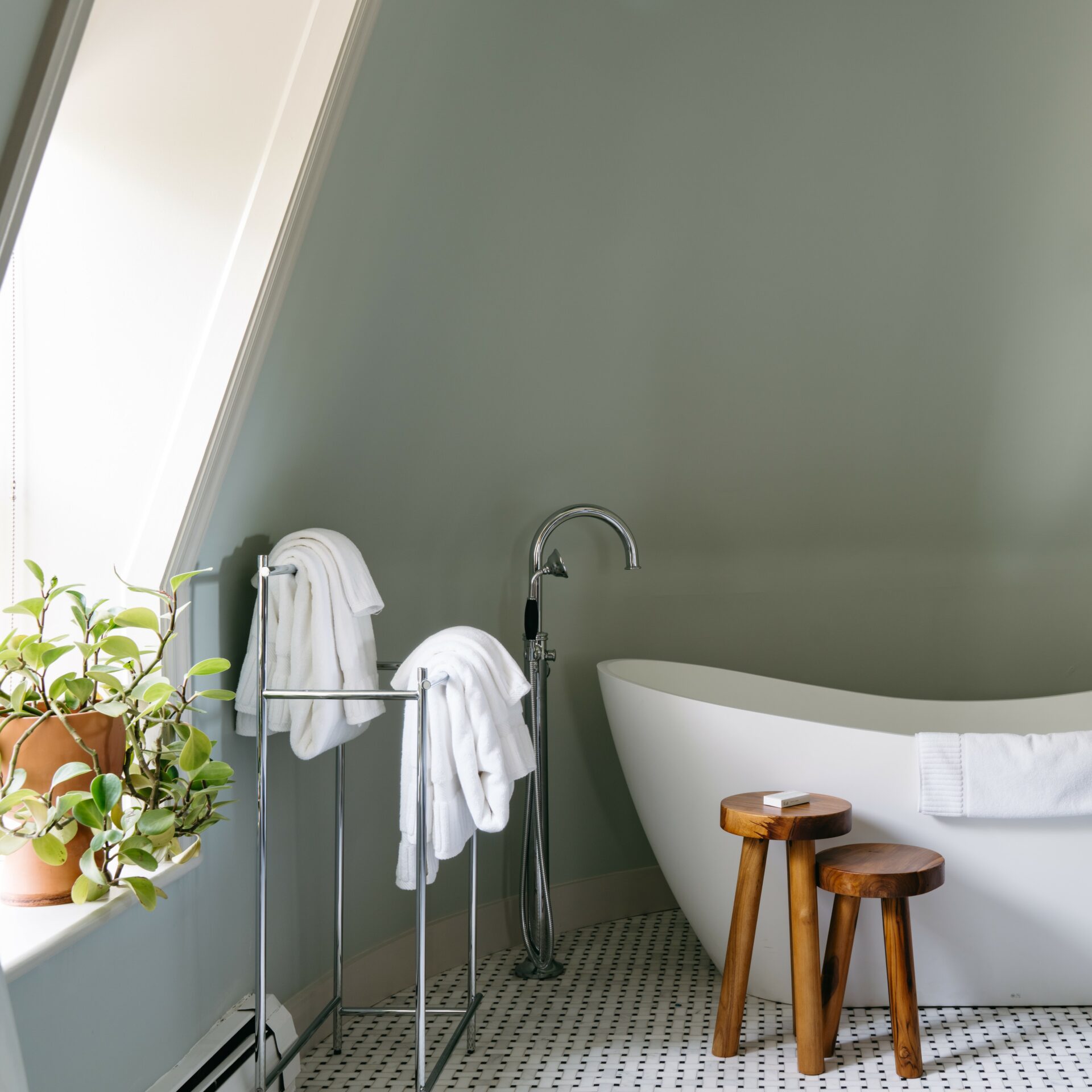 Bathroom in the penthouse