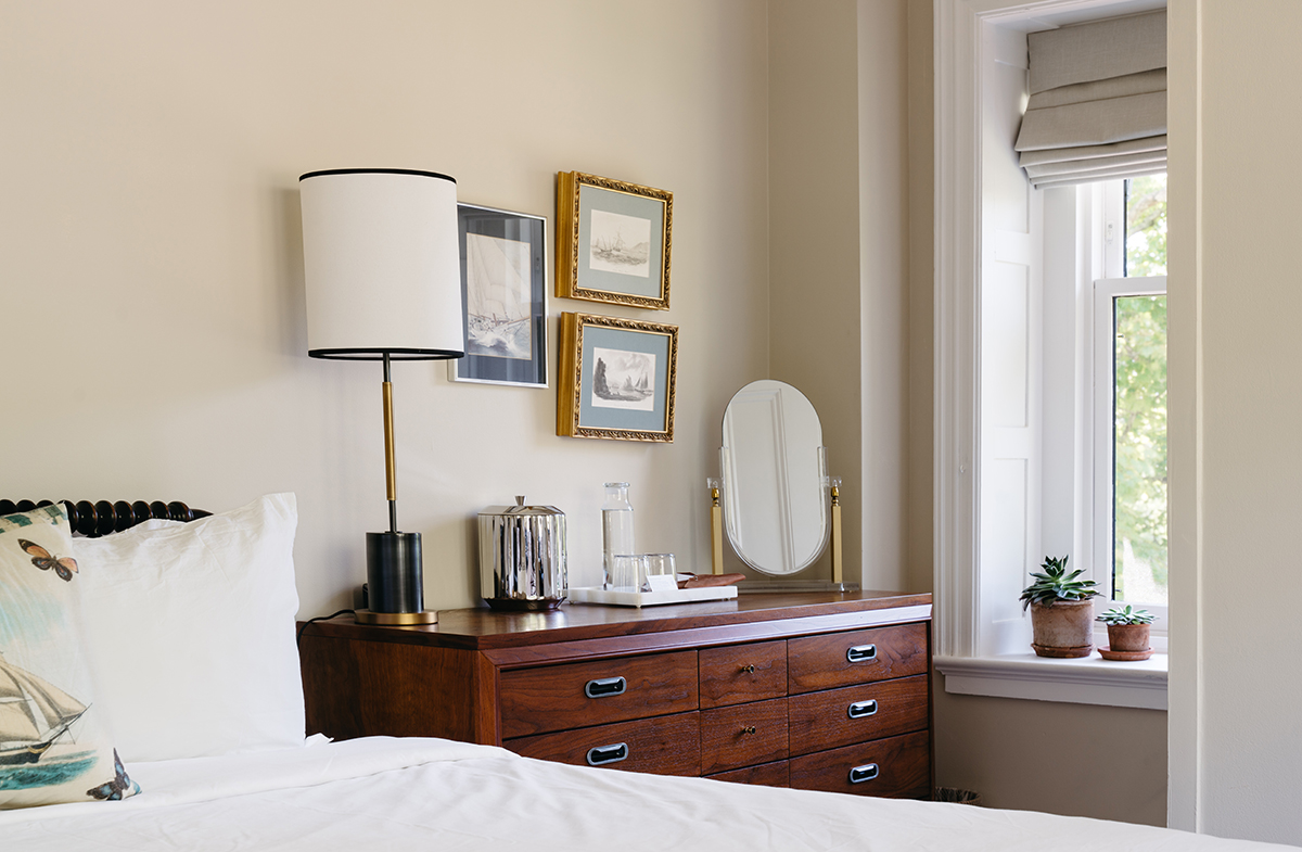 Design close up in Windsor guest room