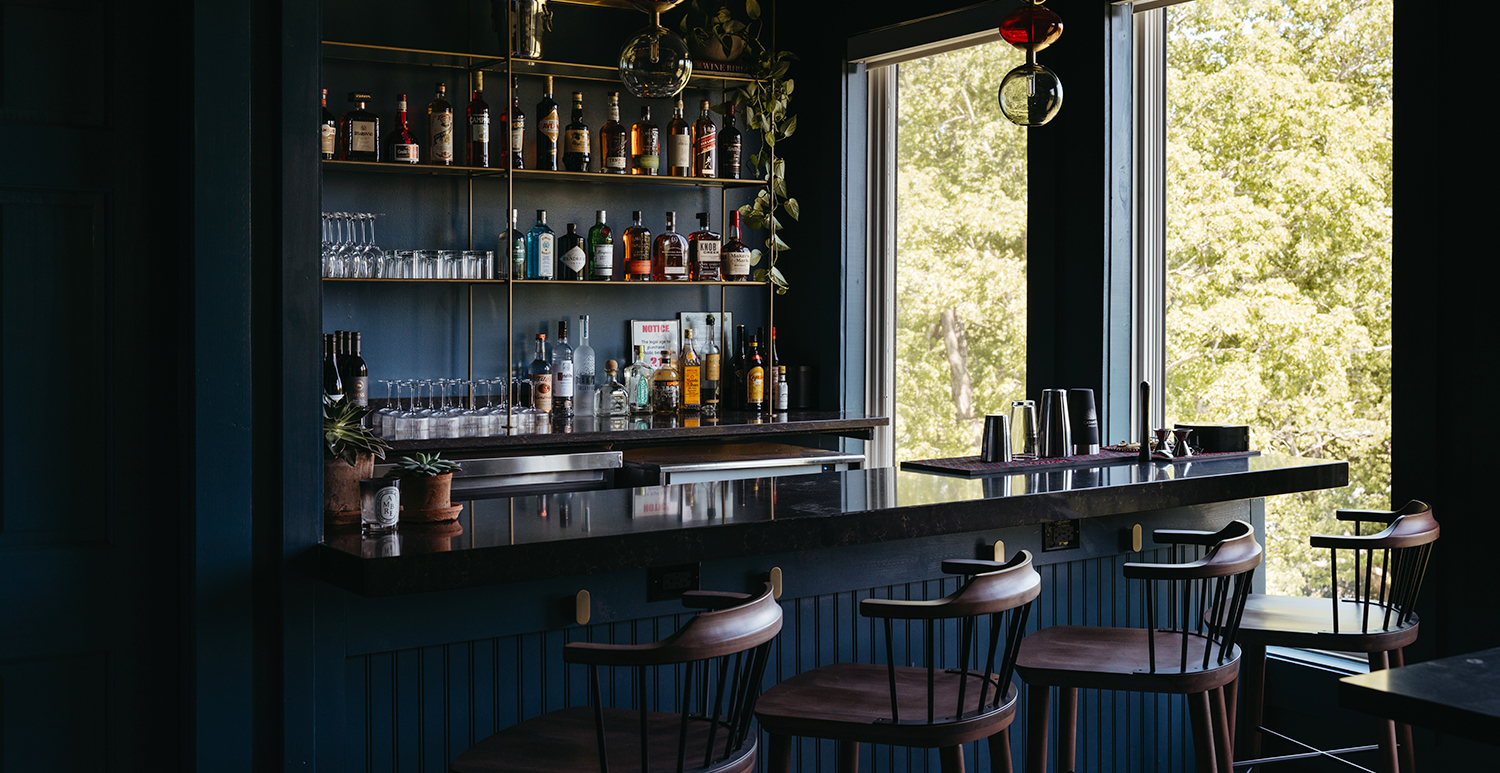 The bar at The Norumbega